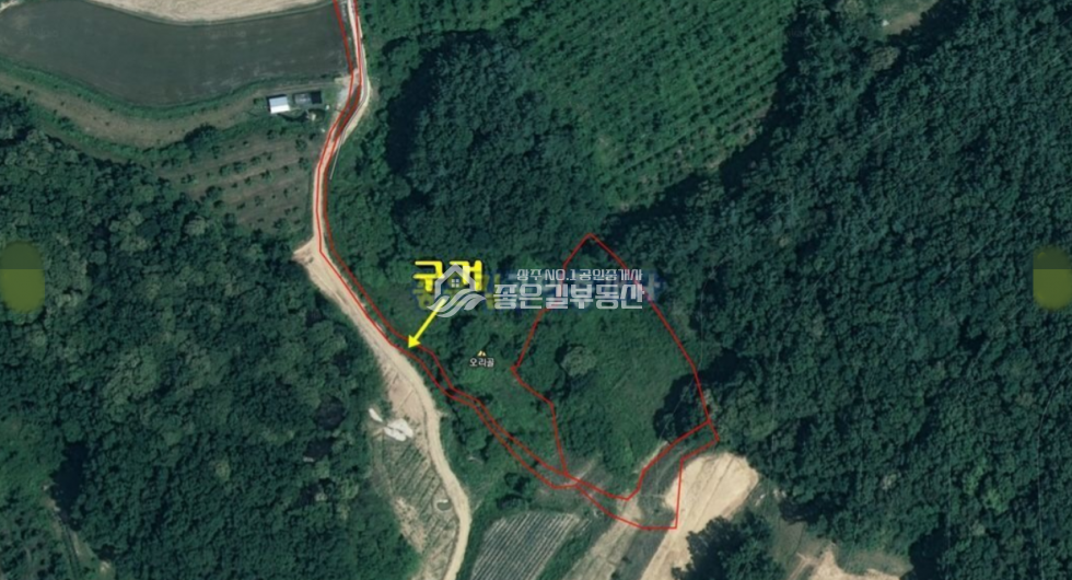 경북 상주시 외서면 봉강리 외서면 봉강리 산밑자락 계획관리 전 1,025평 매매 매물번호 10740 사진 2