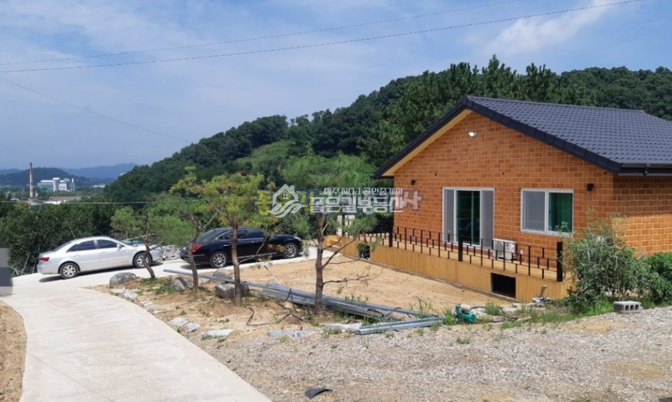 경북 상주시 화개동 회개동 산밑자락 신축 전원주택(전 154평, 연 26평) 매매 매물번호 10491 사진 2