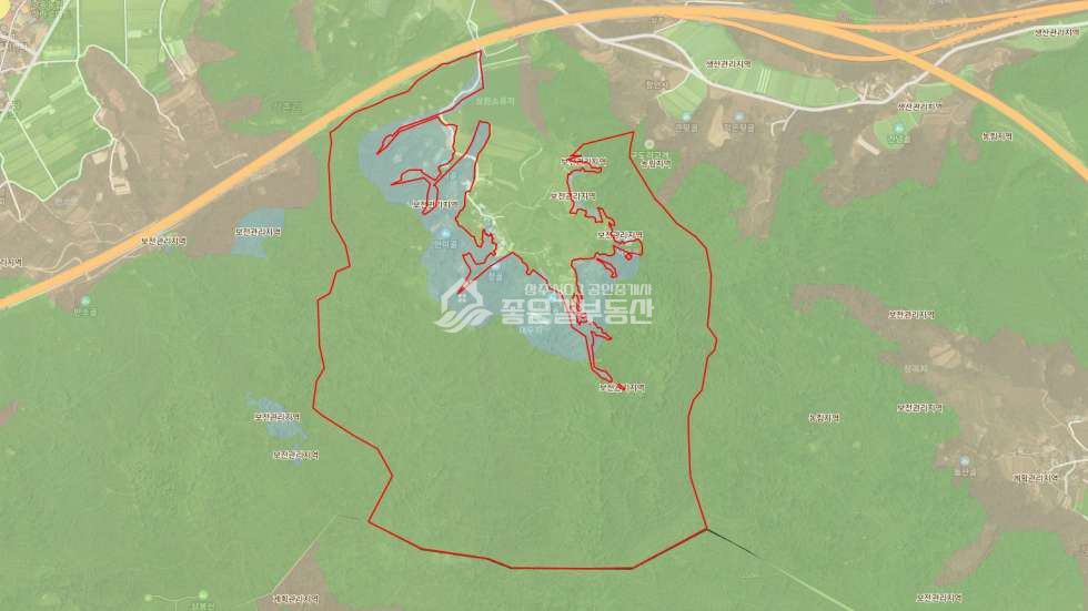 경북 상주시 낙동면 상촌리 낙동면 상촌리 대형 임야 324,485평 매매 매물번호 11293 사진 2