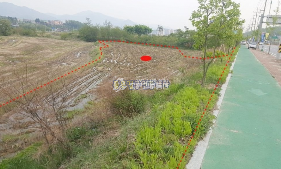 경북 상주시 만산동 만산동 6차선대로접 개발지 답928평 매매 매물번호 10109 사진 3
