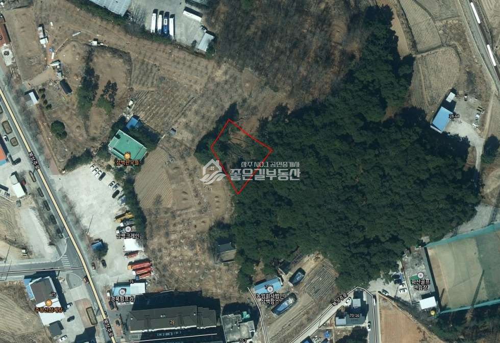 경북 상주시 죽전동 죽전동 자연녹지 개발지(전241평) 매매 매물번호 11758 사진 1