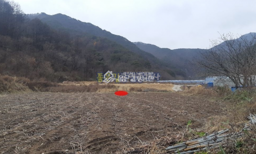 경북 상주시 화북면 상오리 <분할가능>화북면 상오리 계곡 인근 계획관리 답 1,136평 매매 매물번호 10542 사진 3