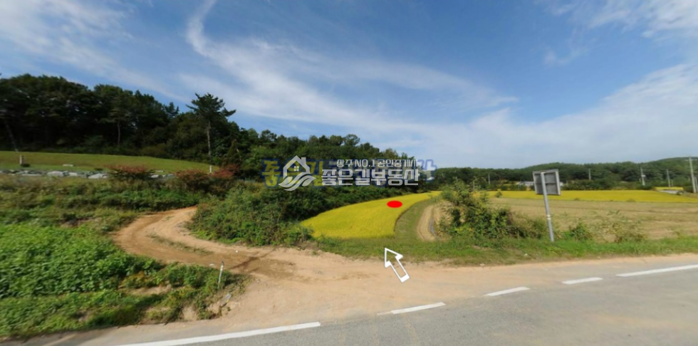 경북 상주시 낙동면 물량리 낙동면 물량리 2차선도로접 농지(전 393평) 매매 매물번호 10234 사진 1