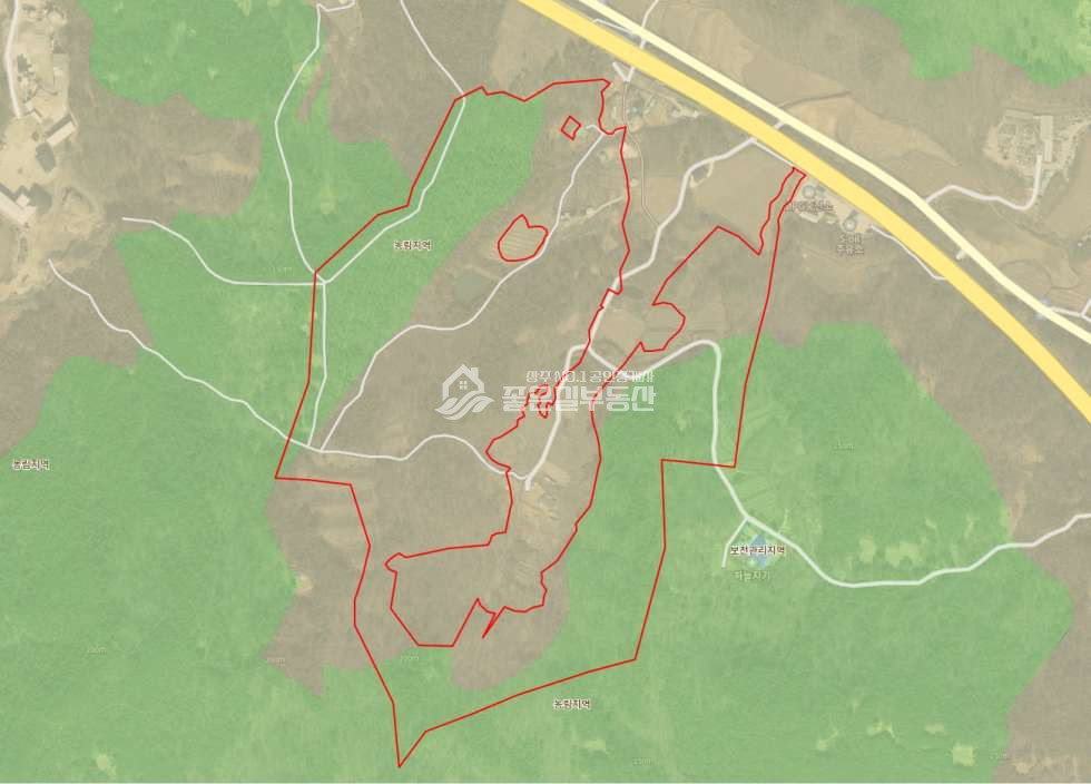 경북 상주시 낙동면 구잠리 낙동면 동상주I.C 인근 계획관리 임야(약73,235평) 매매 매물번호 12482 사진 2